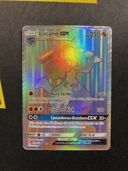 Pokemon - Lucario GX 135/131 Secret Rare - Forbidden Light - Image 1