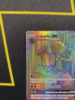 Pokemon - Lucario GX 135/131 Secret Rare - Forbidden Light - Image 2
