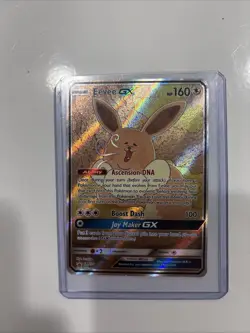 Pokemon TCG Eevee GX SM233 Full Art Promo Black Star Ultra Rare Holo NM - Image 1