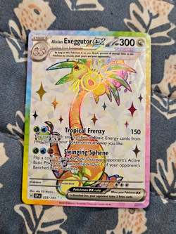 Alolan Exeggutor - Ultra Rare Holo - EX Sv08: Surging Sparks 225/191 - Pokemon - Image 2