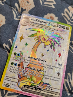 Alolan Exeggutor - Ultra Rare Holo - EX Sv08: Surging Sparks 225/191 - Pokemon - Image 4