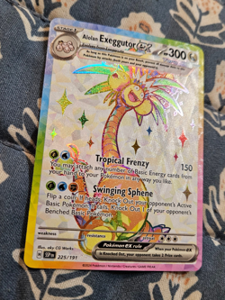 Alolan Exeggutor - Ultra Rare Holo - EX Sv08: Surging Sparks 225/191 - Pokemon - Image 5