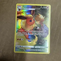 MINT – NM ~ Flareon Full Art Trainer Gallery Brilliant Stars TG01/TG30 Pokemon - Image 1