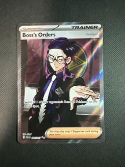 Pokemon TCG Boss’s Orders Corbeau Full Art NM 256/217 - Image 1