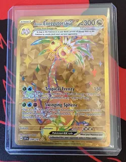 Pokemon TCG Alolan Exeggutor EX 248/191 SV08 Surging Sparks Holo Hyper Rare NM - Image 1