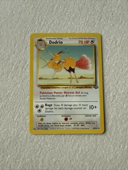 Pokemon TCG Dodrio Jungle 34/64 Unlimited 1999-2000 Wizards Base Set - Image 1