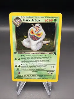 Dark Arbok - 1st Edition Holo - 7/82 Team Rocket - Pokemon TCG - 2000 - Image 1