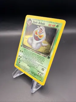 Dark Arbok - 1st Edition Holo - 7/82 Team Rocket - Pokemon TCG - 2000 - Image 3