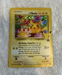 Pokemon ______'s Pikachu Promo Holo Wotc 50 HP 24/53 - Image 1