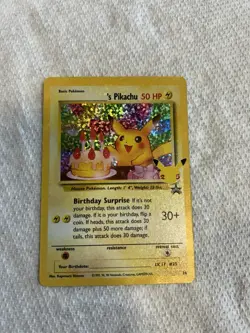 Pokemon ______'s Pikachu Promo Holo Wotc 50 HP 24/53 - Image 2