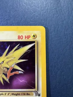 Pokemon TCG Zapdos 15/62 Fossil Holo - Image 5