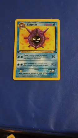 Pokemon TCG Cloyster 1st Edition Uncommon Regular 32/62 Fossil 50 HP English - Image 1