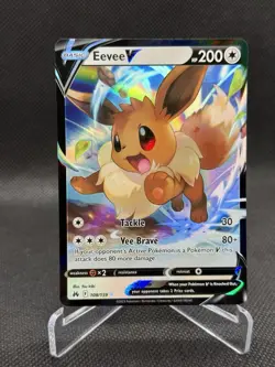 Eevee V 108/159 Ultra Rare Crown Zenith Pokemon TCG - Image 1