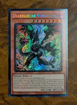 Diabellstar Vengeance Secret Rare ALIN-EN011 1st Edition Near Mint Yu-Gi-Oh! - Image 1