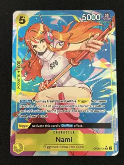 Nami OP08-106 Two Legends Foil Alternate Art Super Rare - Image 1
