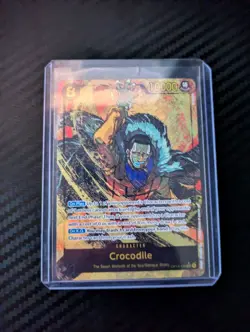 Crocodile - OP14-120 (Alternate Art) OP14-120 The Azure Sea's Seven Foil Mint - Image 1