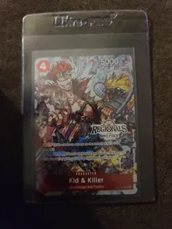 One Piece TCG Kid Killer Regional 2025 Vol. 2 Alt Texture Foil errorU - Image 1