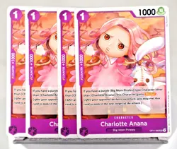 OP11-065 Charlotte Anana (UC) A Fist of Divine Speed One Piece CCG x4 Playset - Image 1