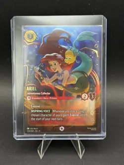 Disney Lorcana Ariel Adventurous Collector Enchanted Set 232/204 - NM - Image 1