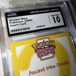Ancient Mew Details Pokemon Movie Promo CGC 10 Gem Mint 2000 - Image 3