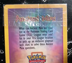 Pokemon TCG Ancient Mew Pokemon: The Movie 2000 Promo Card Sealed - Image 3