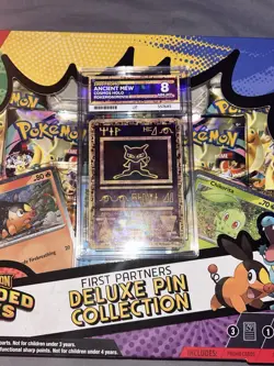 Pokemon TCG Ancient Mew Cosmos Holo 2000 Promo Pokemon Movie Graded NM-MT ACE 8 - Image 1