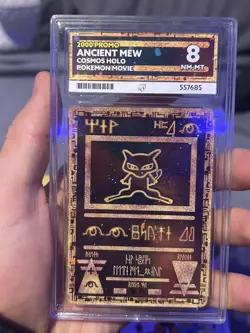 Pokemon TCG Ancient Mew Cosmos Holo 2000 Promo Pokemon Movie Graded NM-MT ACE 8 - Image 3