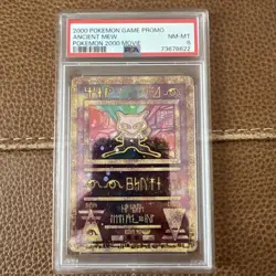Pokemon TCG Ancient Mew 2000 Movie Promo Card PSA 8 - Image 1