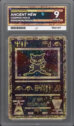 Pokemon TCG Ancient Mew 2000 Movie Promo Holo Ace - Mint 9 - Image 1