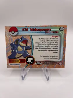 Nidoqueen Topps Chrome Pokemon TV Animation Edition #31 2000 - Image 2