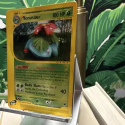 Pokemon Venusaur Expedition Base Set Rare 100 HP Stage 2 068/165 Regular Card - Image 2