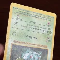 Shadowless Ivysaur 30/102 Uncommon Base Set Pokemon Card DMG - Image 3