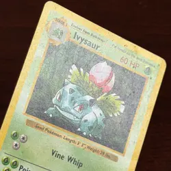 Shadowless Ivysaur 30/102 Uncommon Base Set Pokemon Card DMG - Image 4