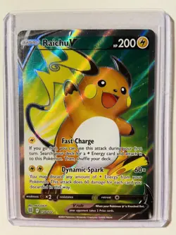 Raichu V 158/172 Brilliant Stars Full Art Holo Ultra Rare 2022 Pokemon Card - Image 1