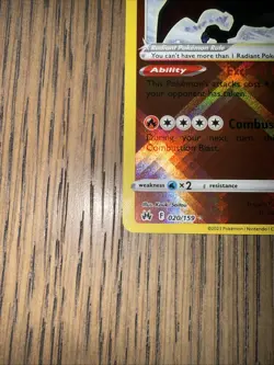 Pokemon 2023 Crown Zenith Radiant Charizard Trading Card 020/159 - Image 3