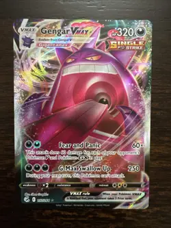 Pokemon TCG Gengar VMAX 157/264 Swsh08:Fusion Strike Holo Card Mint Condition - Image 1