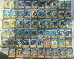 Digimon 1st Edition 1999/2000 Upper Deck Bandai 132 Card Lot Holo Starter Set NM - Image 3