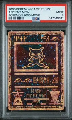 Ancient Mew PROMO PSA MINT 9 graded Pokemon Card Vintage 2000 Movie (NEW CERT) - Image 1