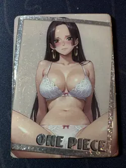 Goddess Maiden White Bikini Hancock Preimium Thick Card Waifu Doujin One Piece - Image 1