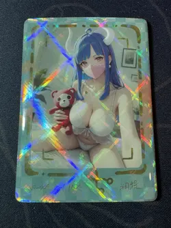 Goddess Maiden White Bikini Ulti Preimium Thick Card Waifu Doujin One Piece - Image 1
