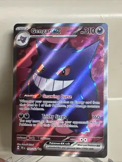 Gengar EX TCG Full Art Ultra Rare Holo Card 193/162 Temporal Forces - Image 2