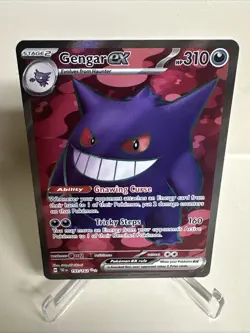 Gengar EX TCG Full Art Ultra Rare Holo Card 193/162 Temporal Forces - Image 3