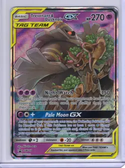 Trevenant & Dusknoir GX SM217 Black Star Promo Holo Pokemon TCG Card - Image 1