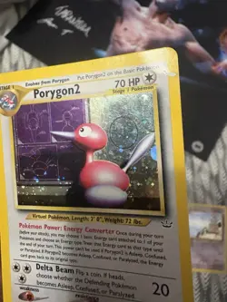 Porygon2 Neo Revelation Holo Rare Card 12/64 Pokemon TCG HP/DMG-c - Image 3