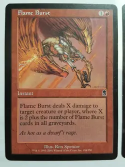 3x Pardic Firecat 3x Flame Burst LP MTG Magic Pauper Free Shipping Odyssey - Image 5