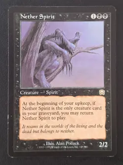 MTG - Nether Spirit 119350 - Mercadian Masques - Near Mint - Rare - Image 1