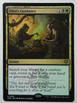 Dina's Guidance *Rare* Magic MtG x1 Secrets of Strixhaven - Image 1