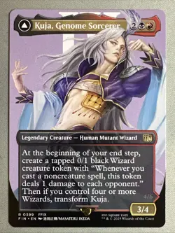MTG / Kuja, Genome Sorcerer / FIN / #399 / Regular (Borderless) / Rare / NM - Image 1