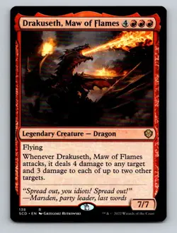 Drakuseth, Maw of Flames R Starter Commander Decks 138 NM - Image 1