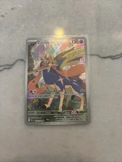 Pokemon Card 2025 ZACIAN Illustration Rare IR 100/094 Phantasmal Flames NM/M - Image 1